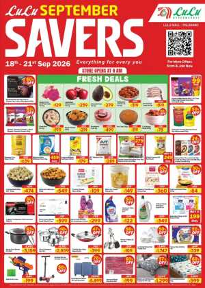 LuLu September Savers Palakkad | Offers & Deals flyer cover