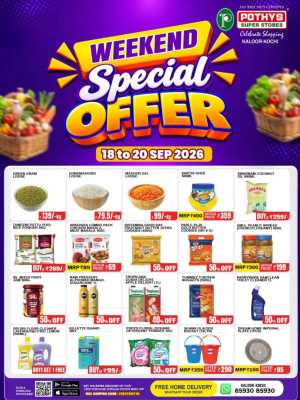 Weekend offer flyer cover