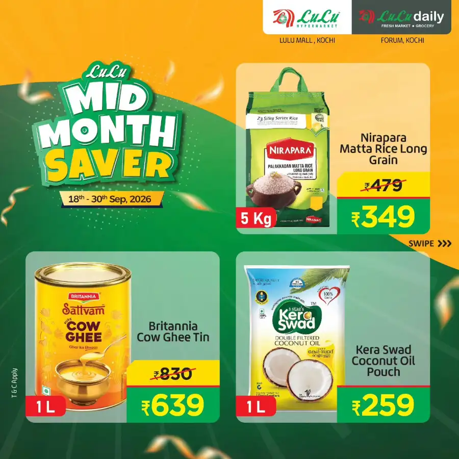LuLu Kochi Mid Month Saver | Offers & Deals page 1