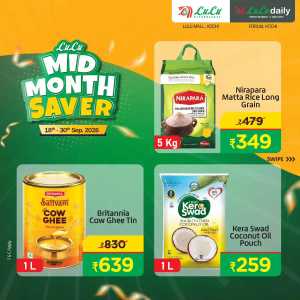 LuLu Kochi Mid Month Saver | Offers & Deals flyer cover