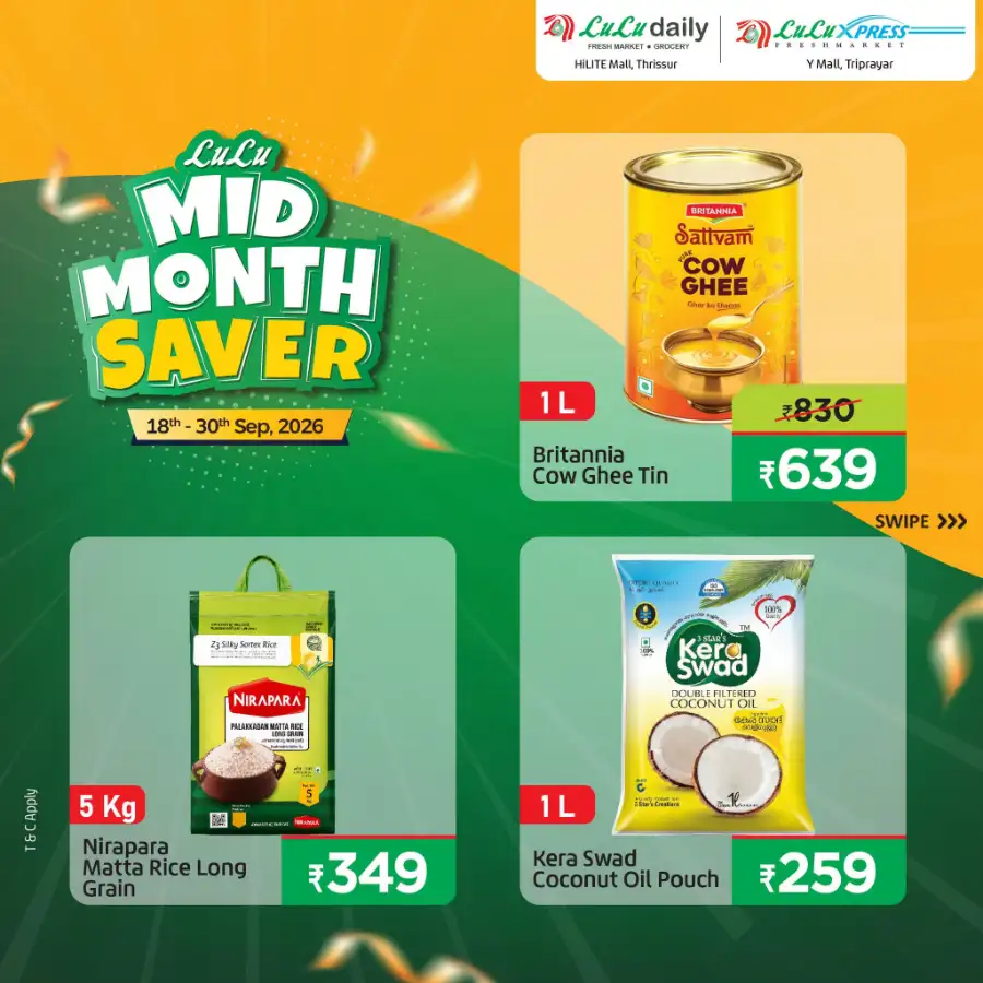 LuLu Thrissur Mid Month Saver | Offers & Deals page 1