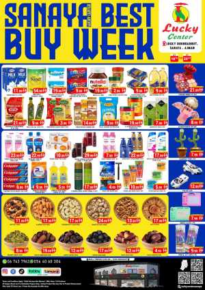Lucky Center Sanaya Best Buy Week Offers flyer cover