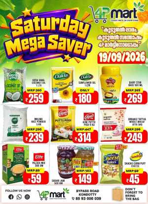 4P Mart Saturday Mega Saver | Grocery Offers & Deals flyer cover