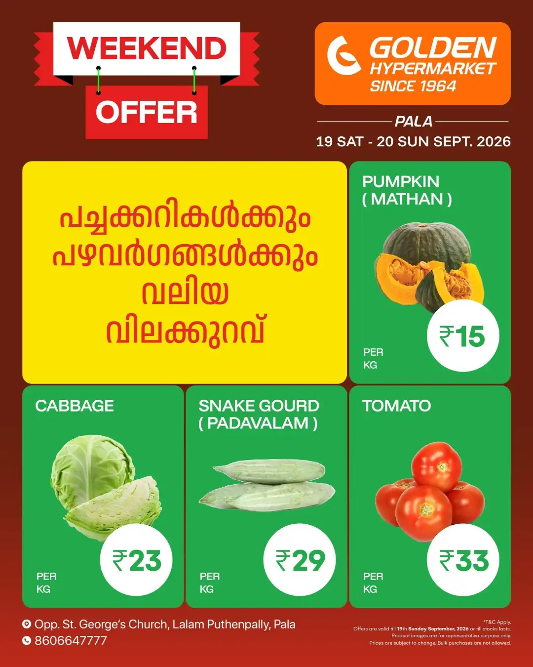 Golden Hypermarket Pala Latest Offer page 5