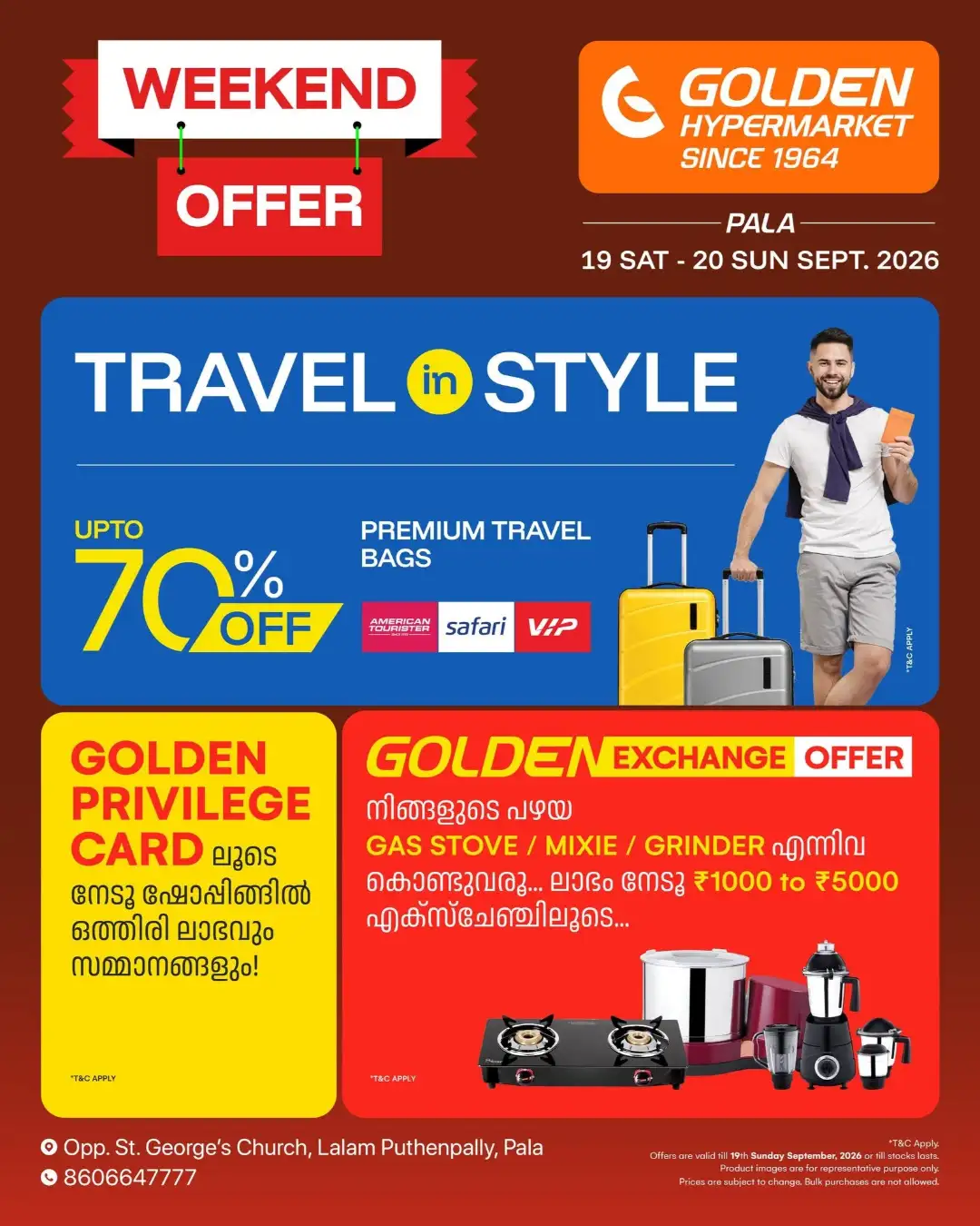 Golden Hypermarket Pala Latest Offer page 6