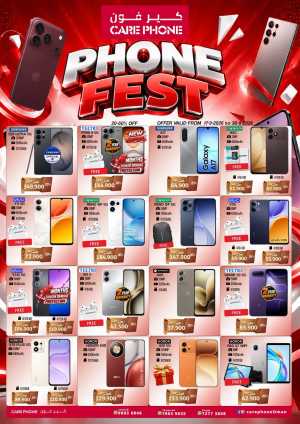 Care Phone Fest | Offers & Deals flyer cover