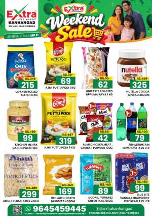 Weekend sale flyer cover