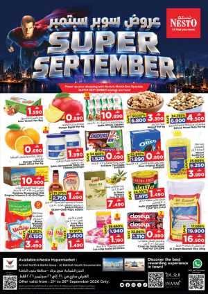 Nesto Super September | Offers & Deals flyer cover