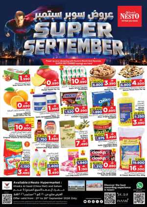 Nesto Super September | Offers & Promotions flyer cover
