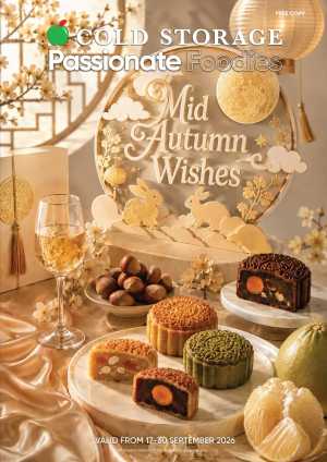 Cold Storage Mid Autumn Wishes Promotion flyer cover