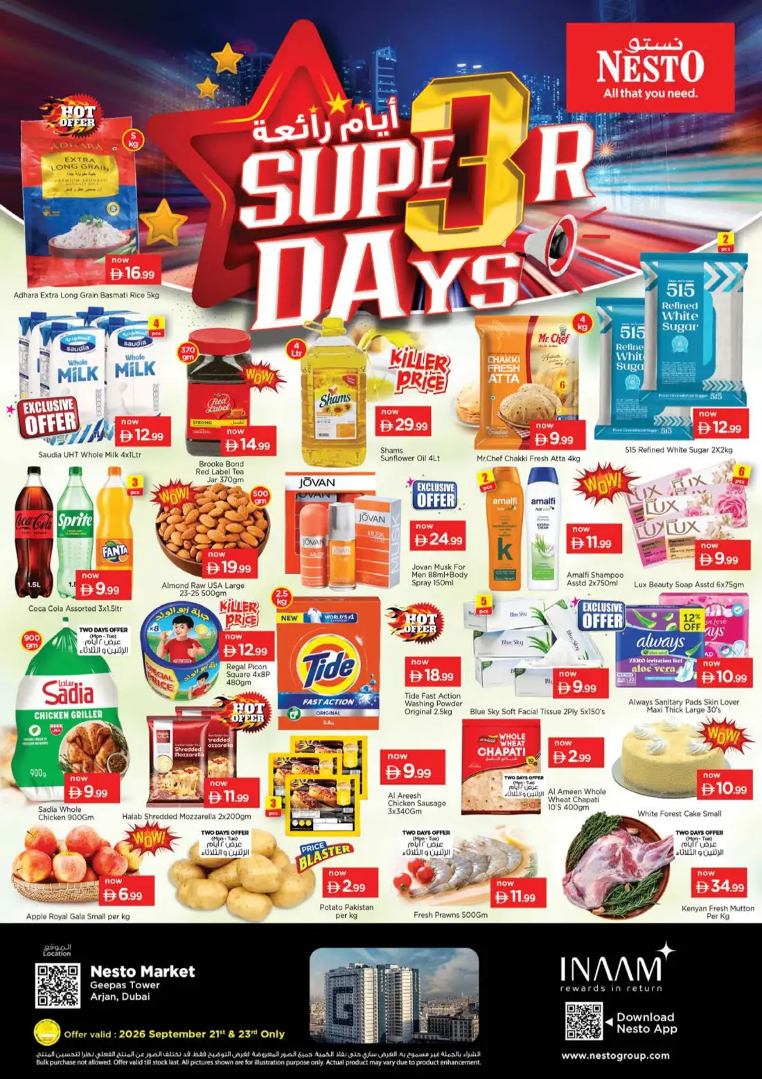 Nesto Arjan Super 3 Days Supermarket Offers page 1