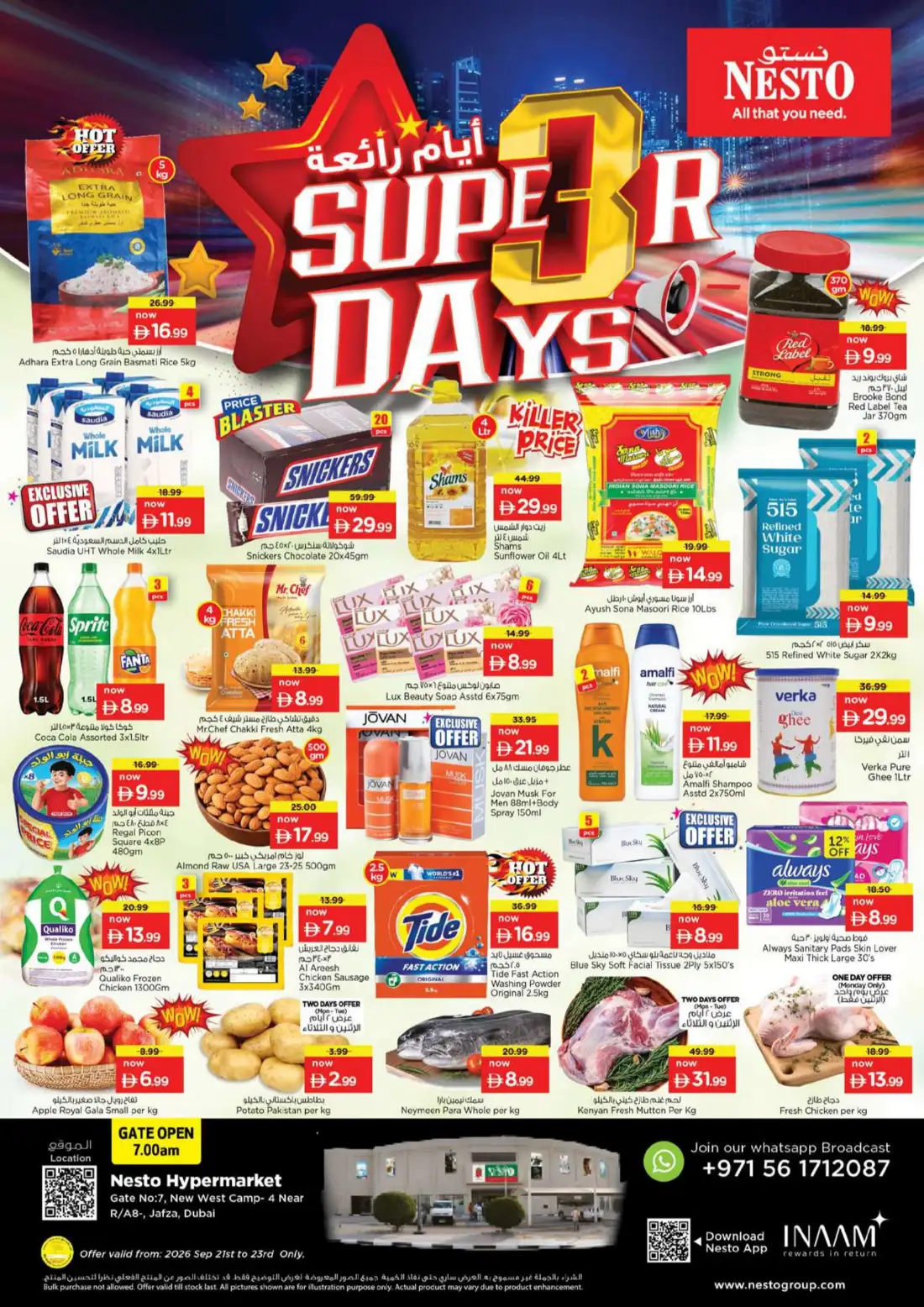 Nesto Jafza Super 3 Days Supermarket Offers page 1