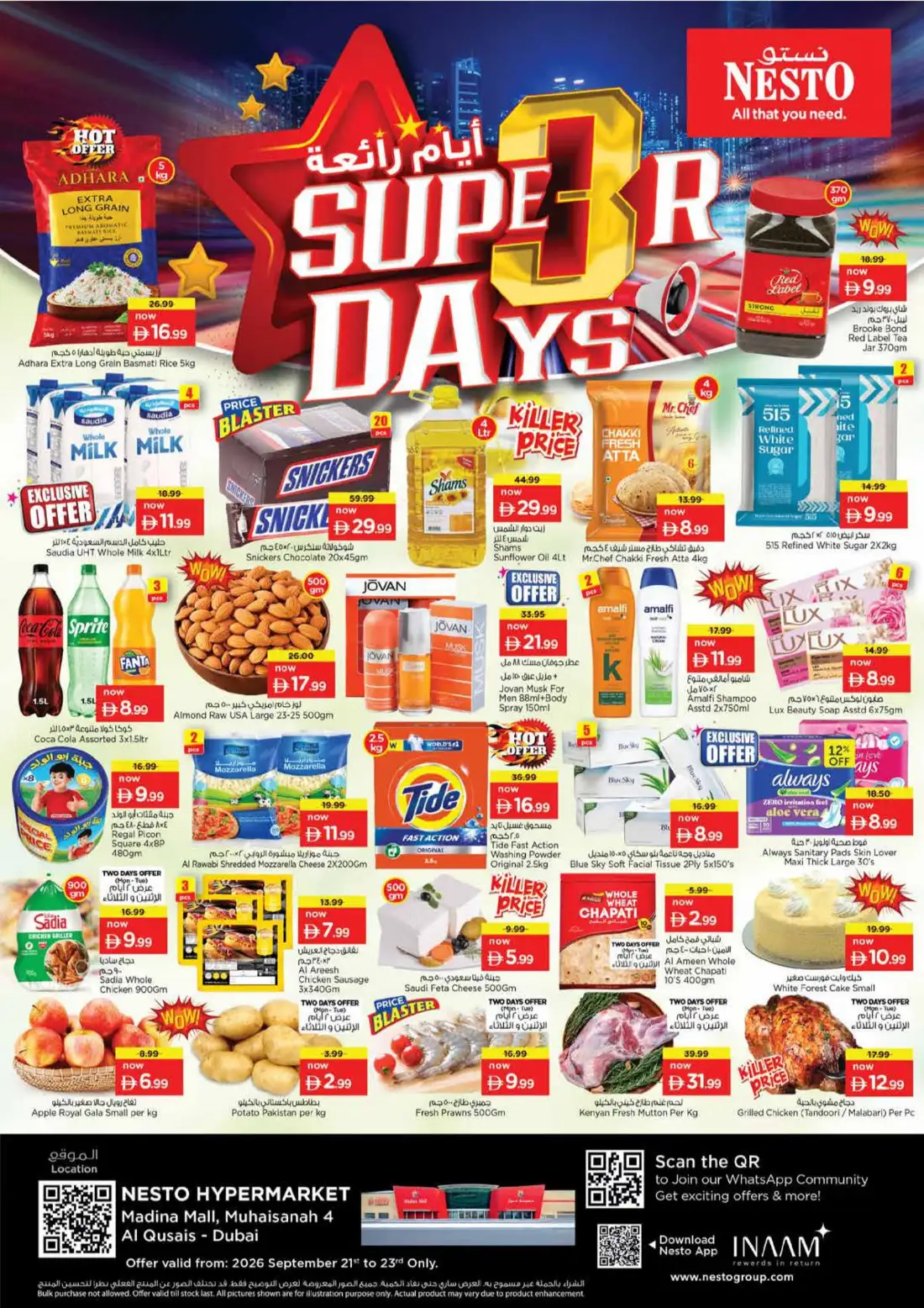 Nesto Madina Mall Muhaisnah Super Days Offers page 1