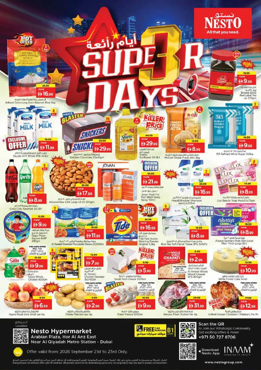 Nesto Arabian Plaza Hor Al Anz Super Days Offers page 1