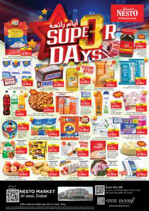 Super 3 days flyer cover