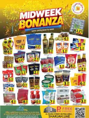 Discounts Center Al Zahra Street Midweek Bonanza Deals flyer cover