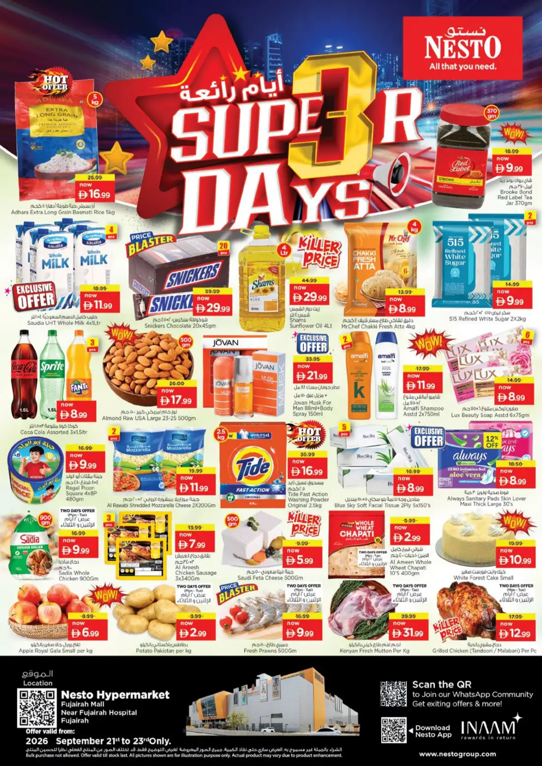 Nesto Fujairah Mall Super Days Offers page 1