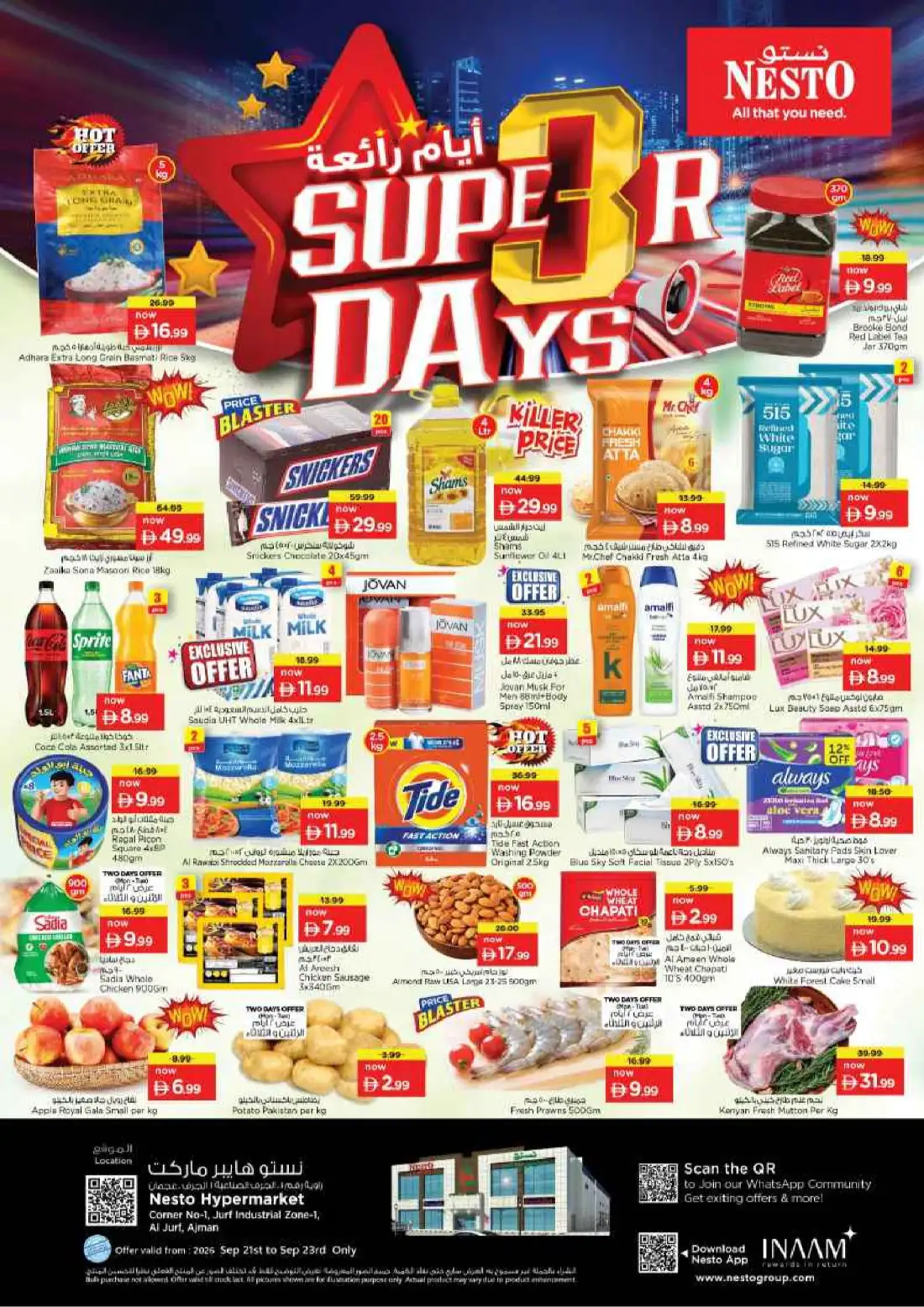 Nesto Al Jurf Ajman Super Days Offers page 1