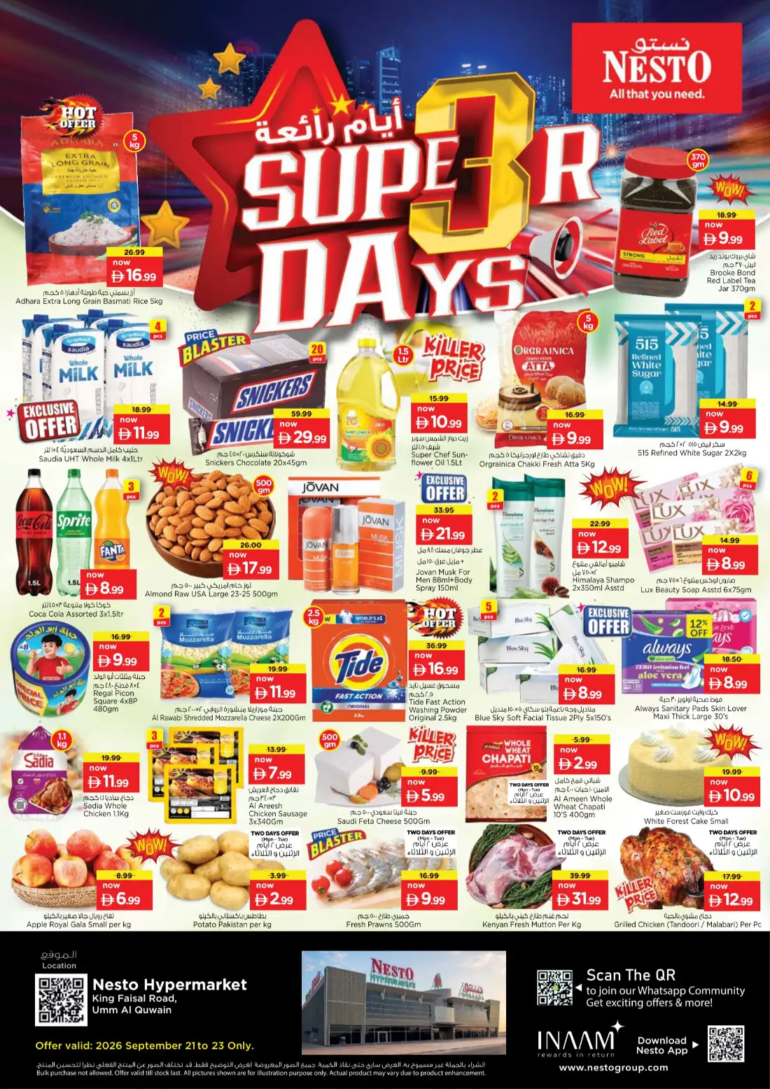 Nesto King Faisal Road Umm Al Quwain Super Days Offers page 1