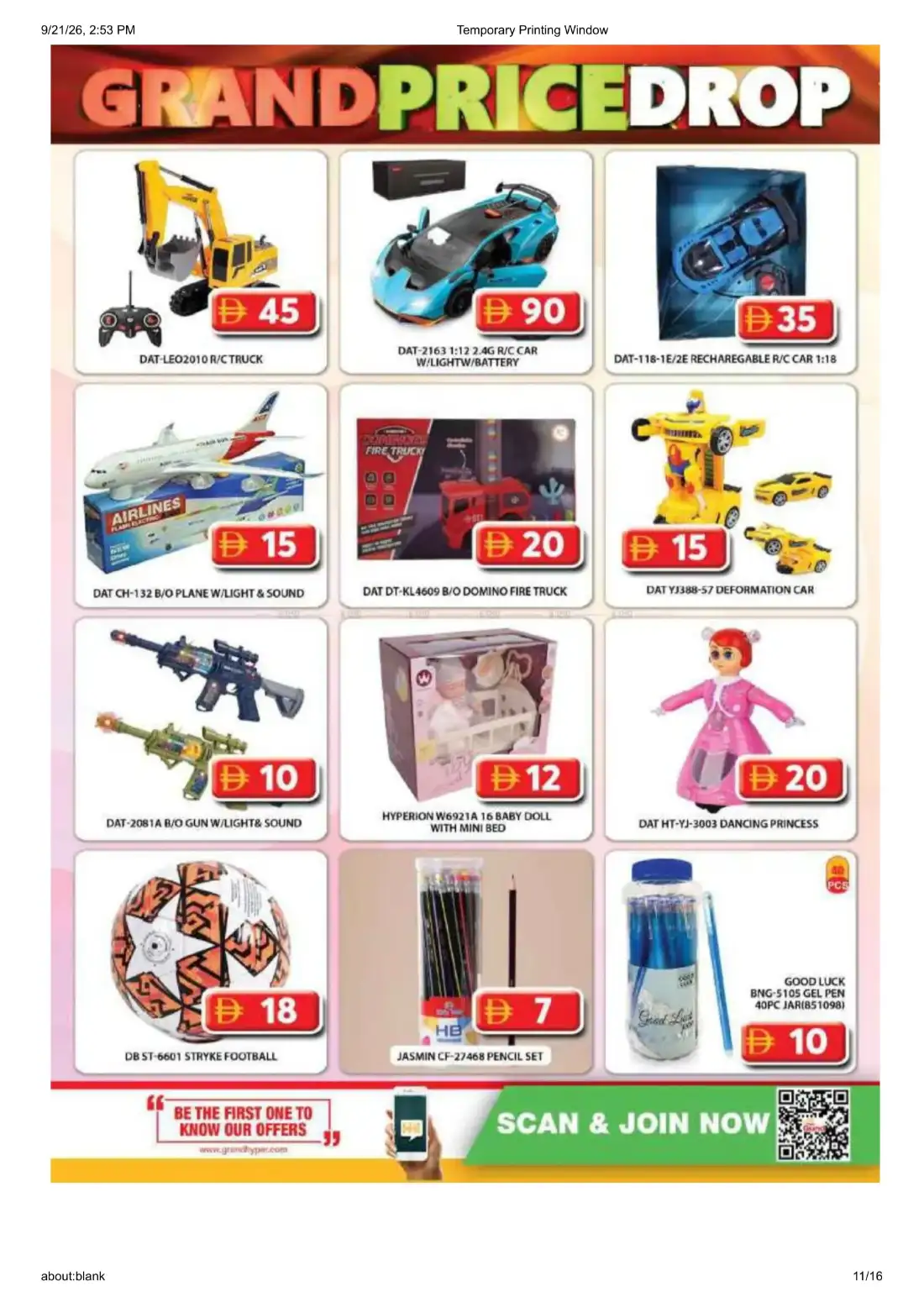 Grand Hyper Muhaisnah 2 Wonder Deals Offers page 11