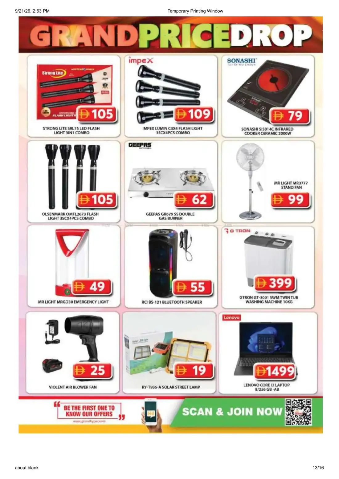 Grand Hyper Muhaisnah 2 Wonder Deals Offers page 13