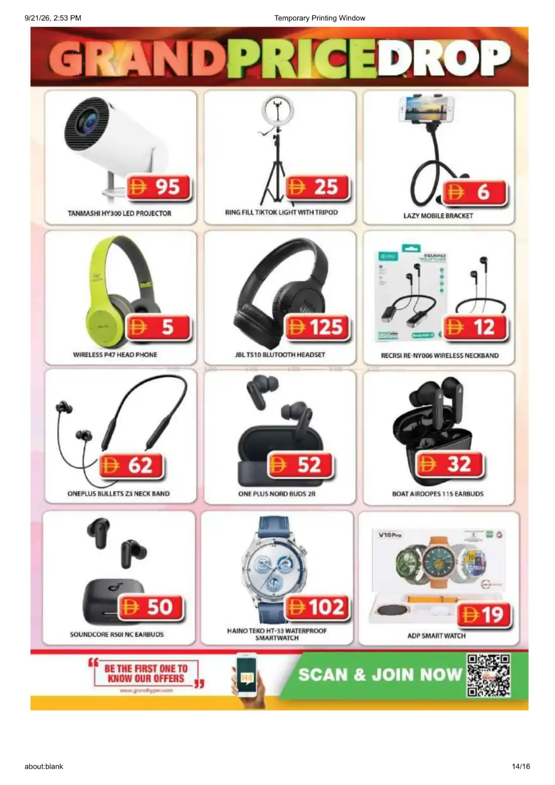 Grand Hyper Muhaisnah 2 Wonder Deals Offers page 14