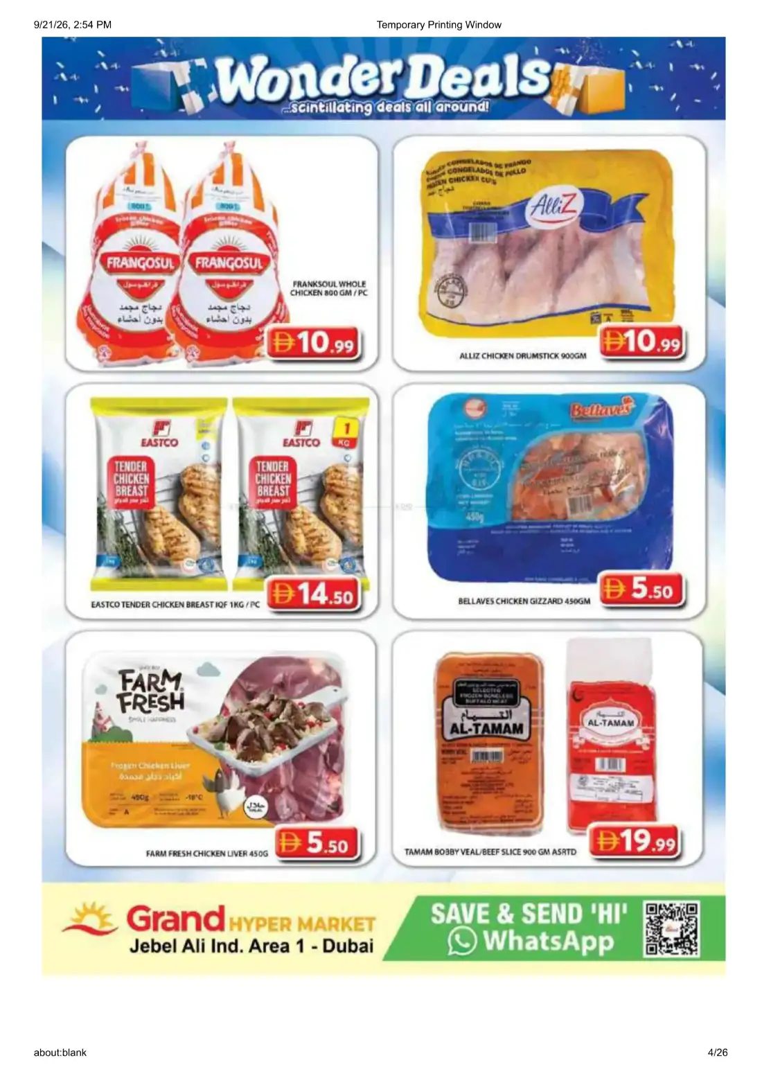 Grand Hyper Jebel Ali Ind Area 1 Wonder Deals Offers page 4