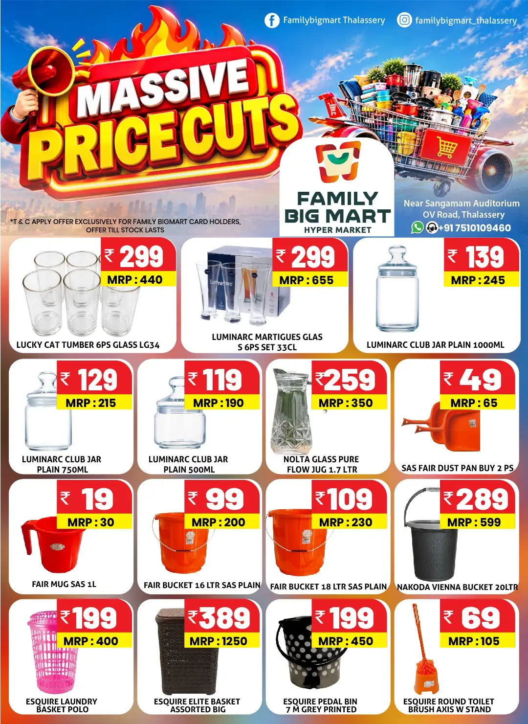 Family Big Mart Thalassery Massive Price Cuts Offers page 12