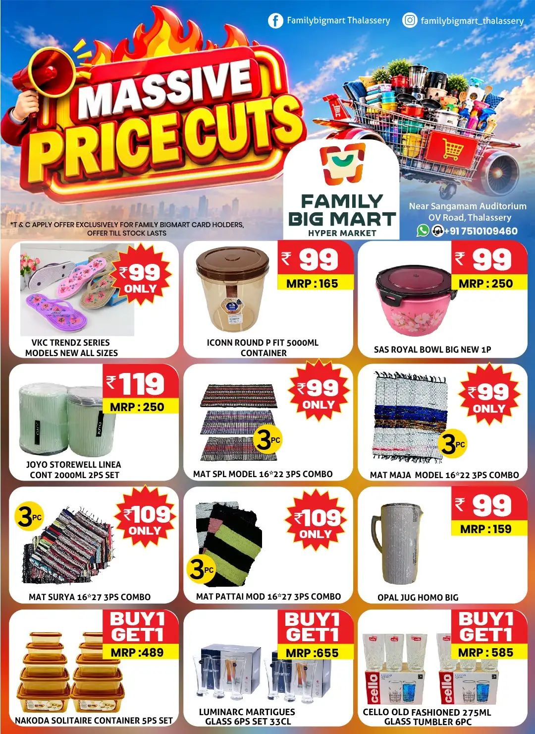Family Big Mart Thalassery Massive Price Cuts Offers page 13
