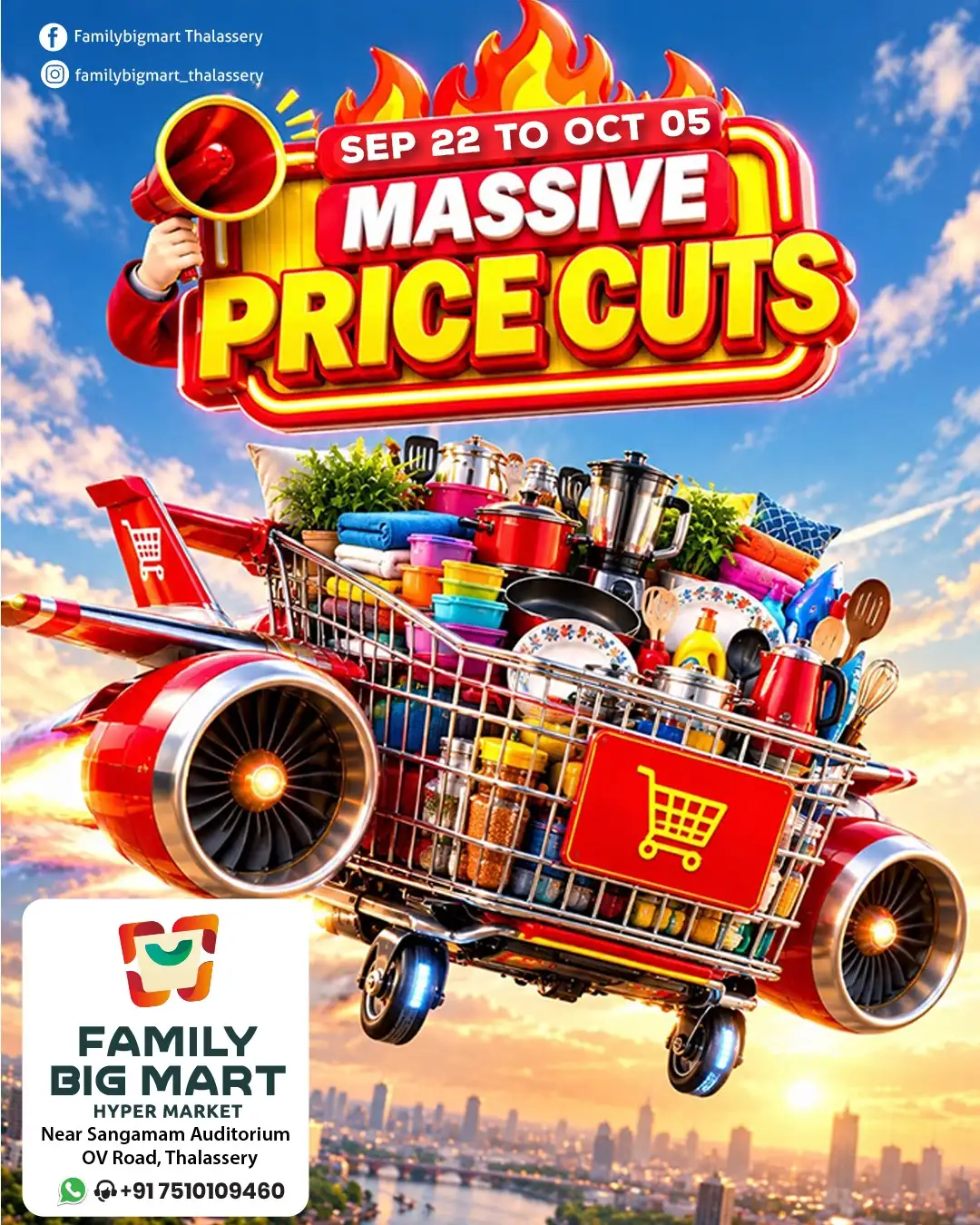 Family Big Mart Thalassery Massive Price Cuts Offers page 1