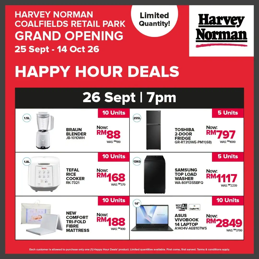 Harvey Norman Coalfields Retail Park Grand Opening Sale page 10