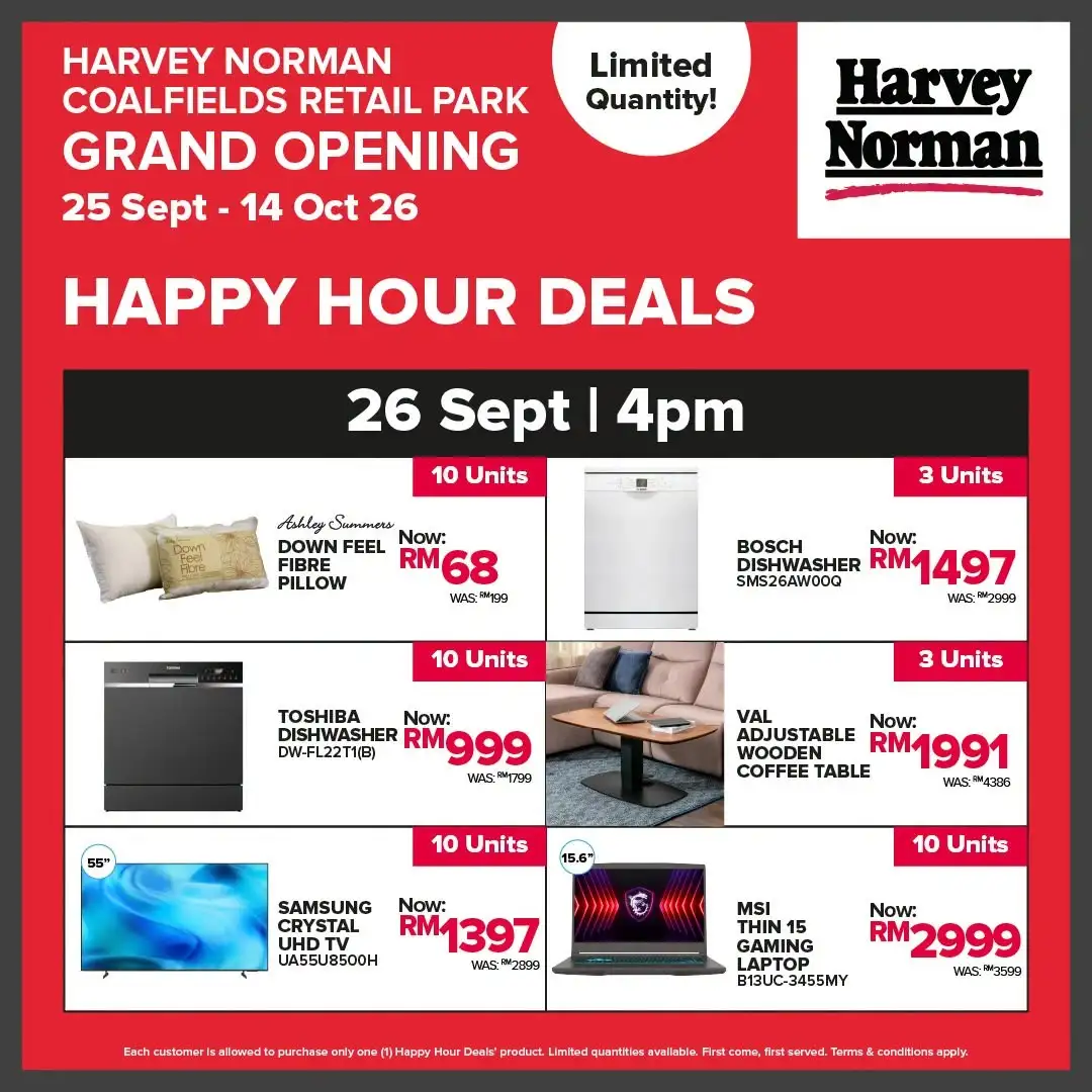 Harvey Norman Coalfields Retail Park Grand Opening Sale page 11