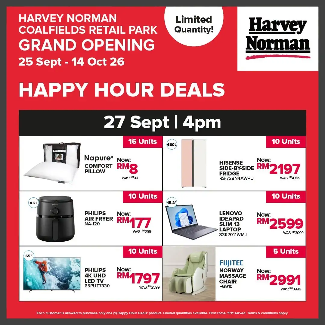 Harvey Norman Coalfields Retail Park Grand Opening Sale page 12