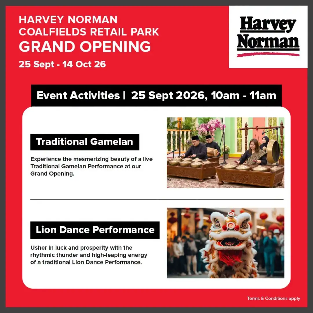 Harvey Norman Coalfields Retail Park Grand Opening Sale page 2