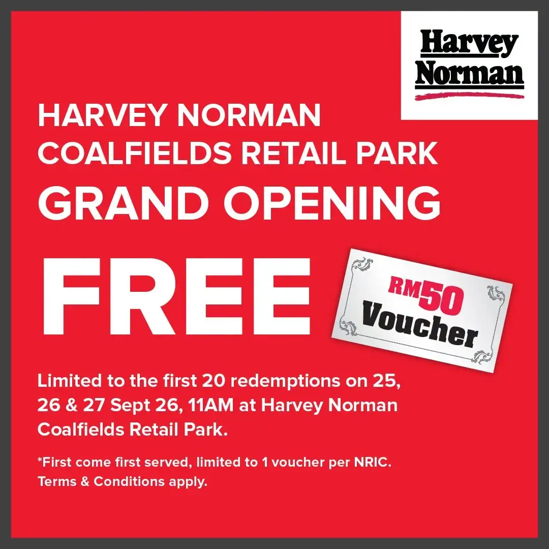 Harvey Norman Coalfields Retail Park Grand Opening Sale page 3