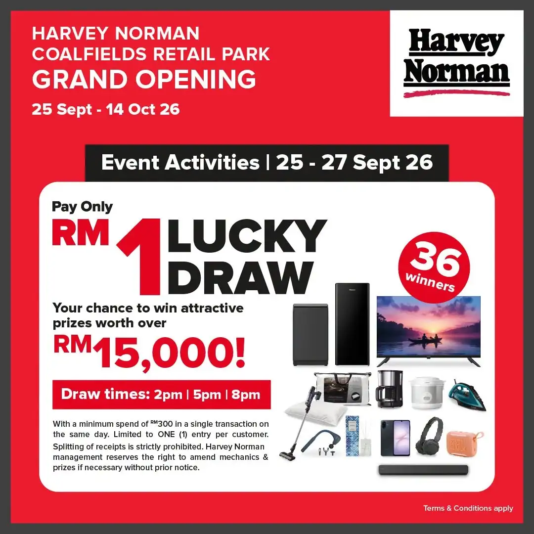 Harvey Norman Coalfields Retail Park Grand Opening Sale page 4