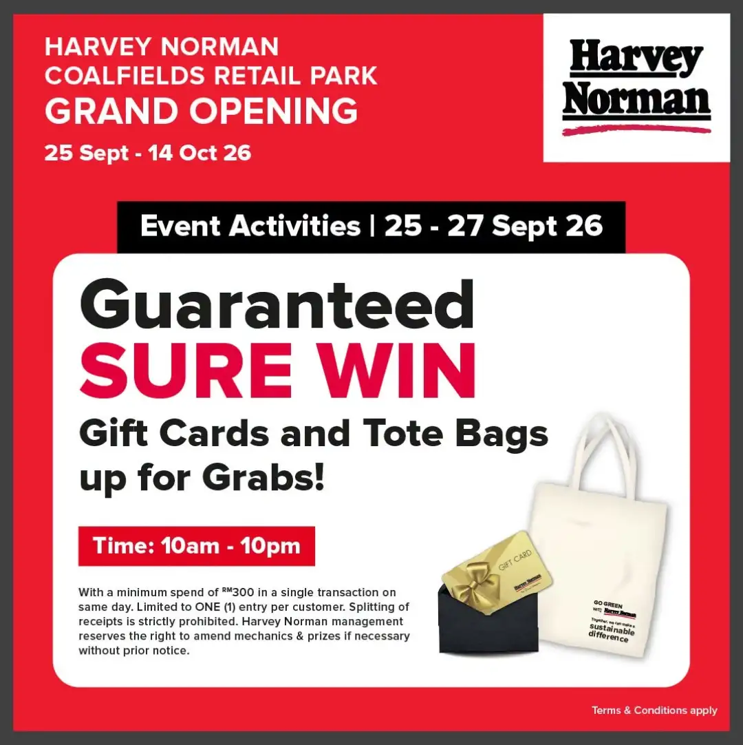 Harvey Norman Coalfields Retail Park Grand Opening Sale page 5