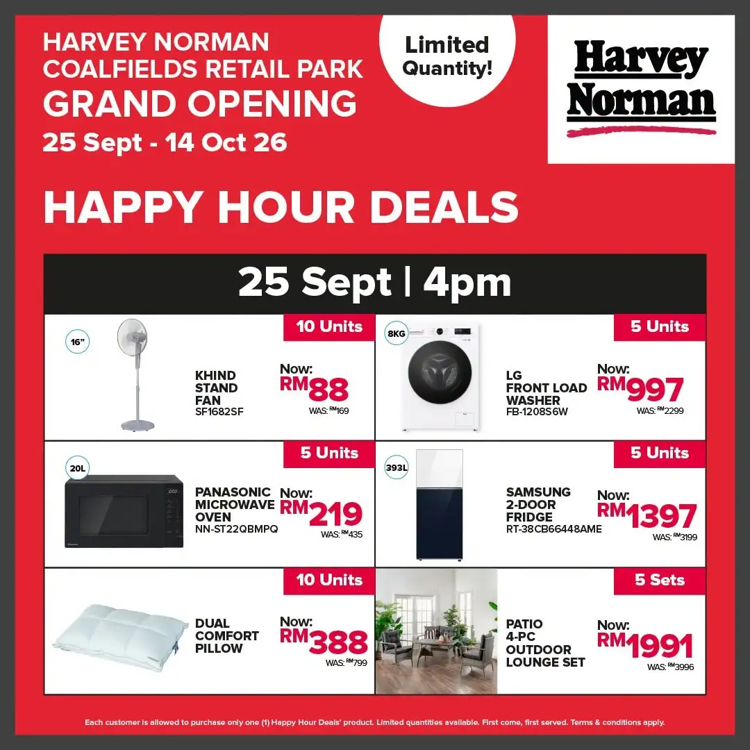 Harvey Norman Coalfields Retail Park Grand Opening Sale page 8