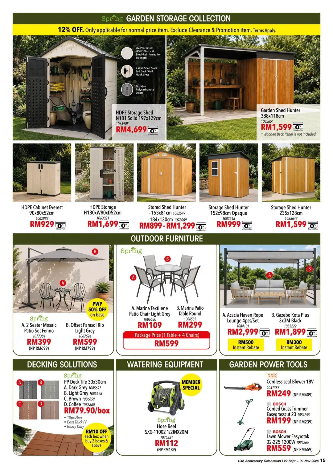 HomePro 12th Anniversary | Offers & Promotions page 15