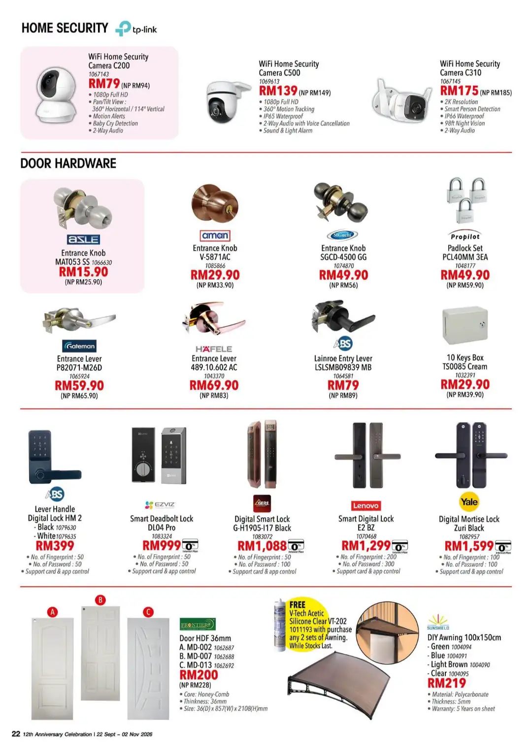 HomePro 12th Anniversary | Offers & Promotions page 22