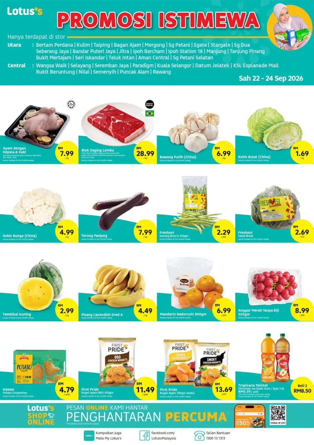 Lotus's Promosi Istimewa | Fresh Food & Grocery Offers page 1