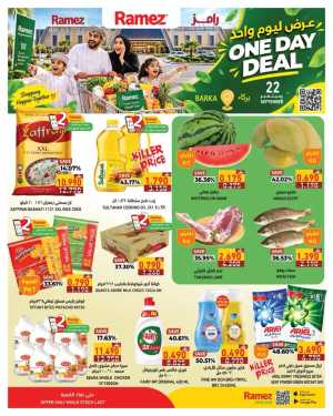 Ramez Barka One Day Deal | Grocery & Fresh Food Offers flyer cover