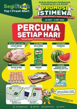 Segi Fresh Bidor Opening Promosi Istimewa | Fresh Deals flyer cover