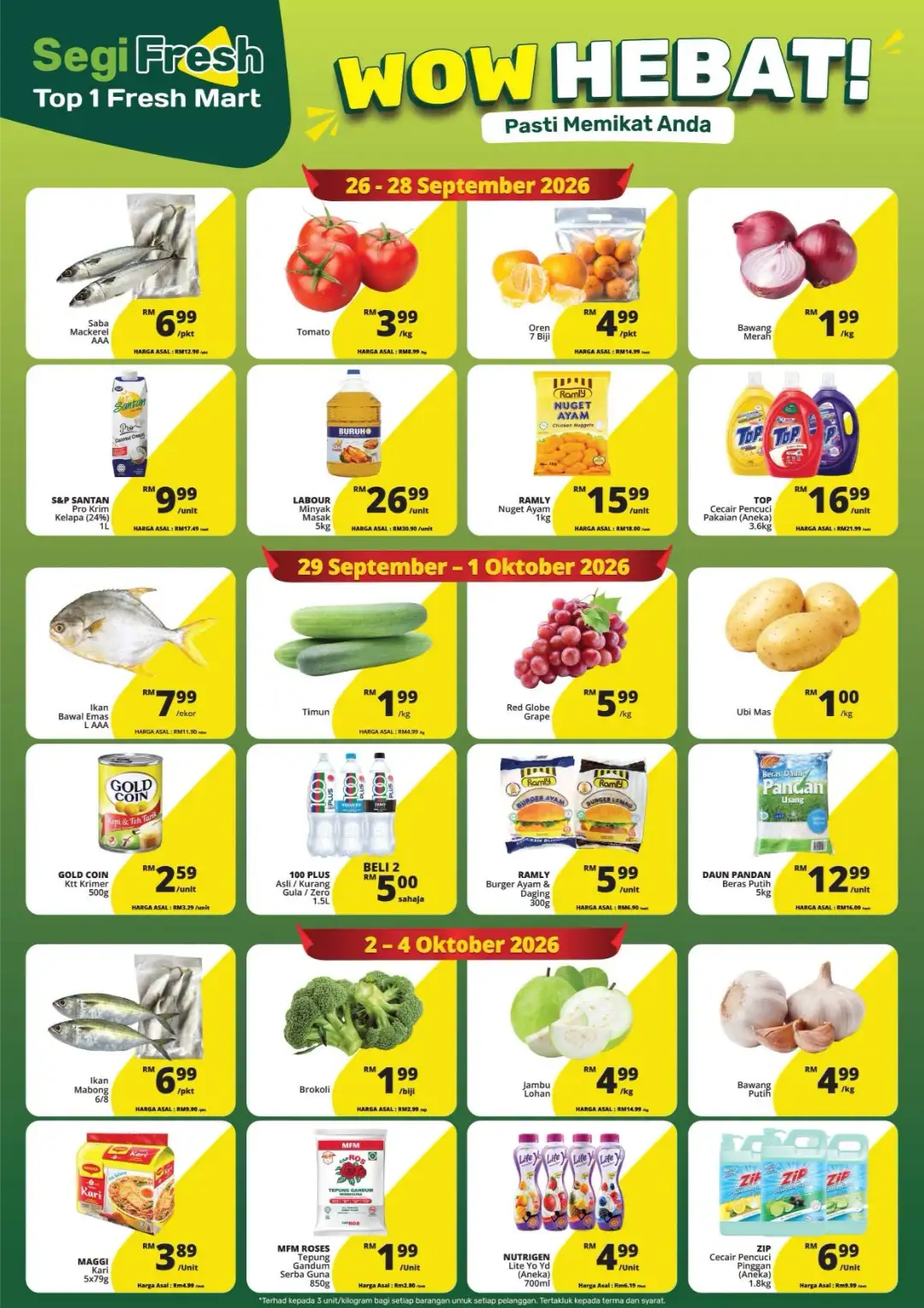 Segi Fresh Taman Kawan Opening Promosi | Free Daily Deals page 2