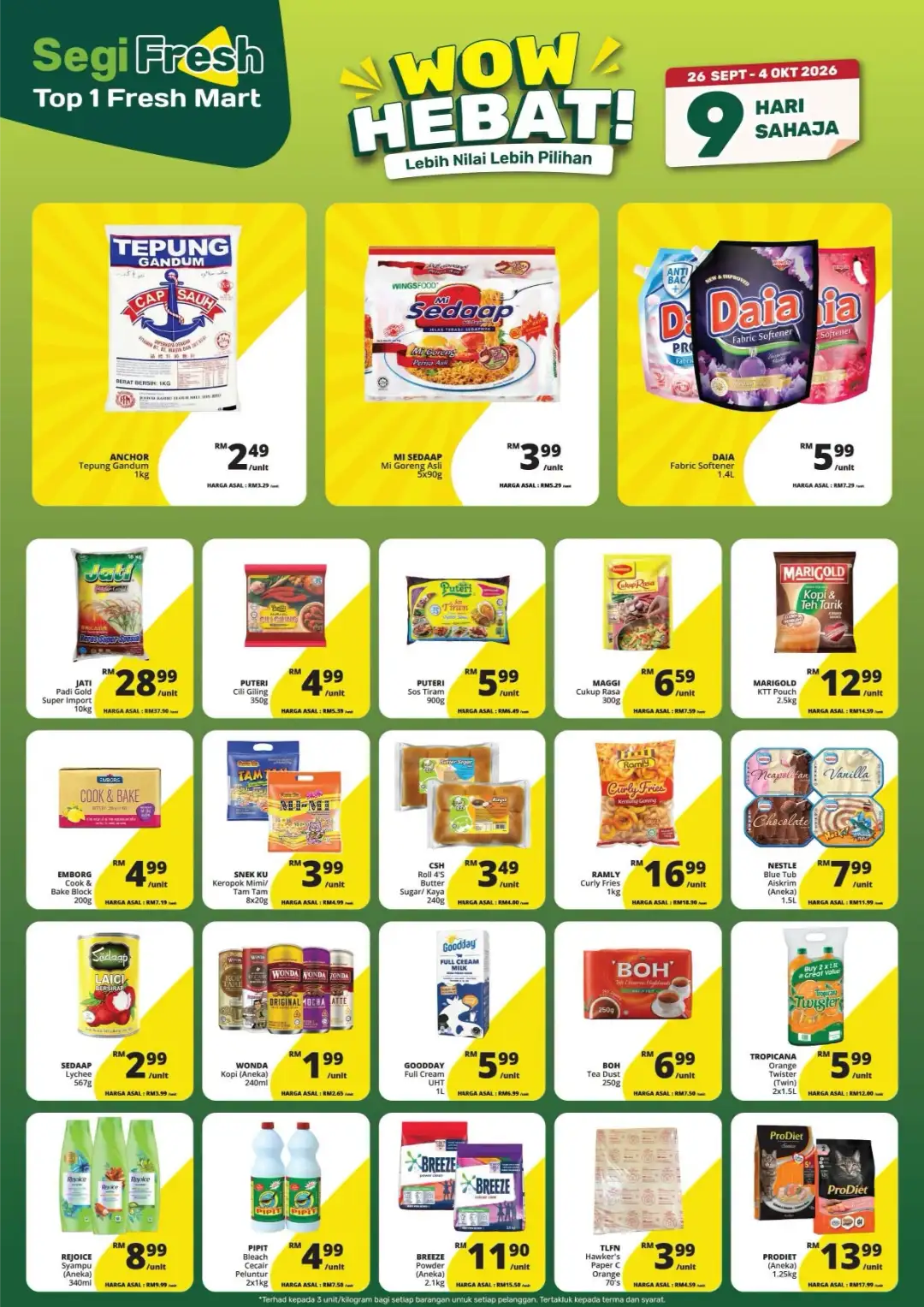 Segi Fresh Taman Kawan Opening Promosi | Free Daily Deals page 3