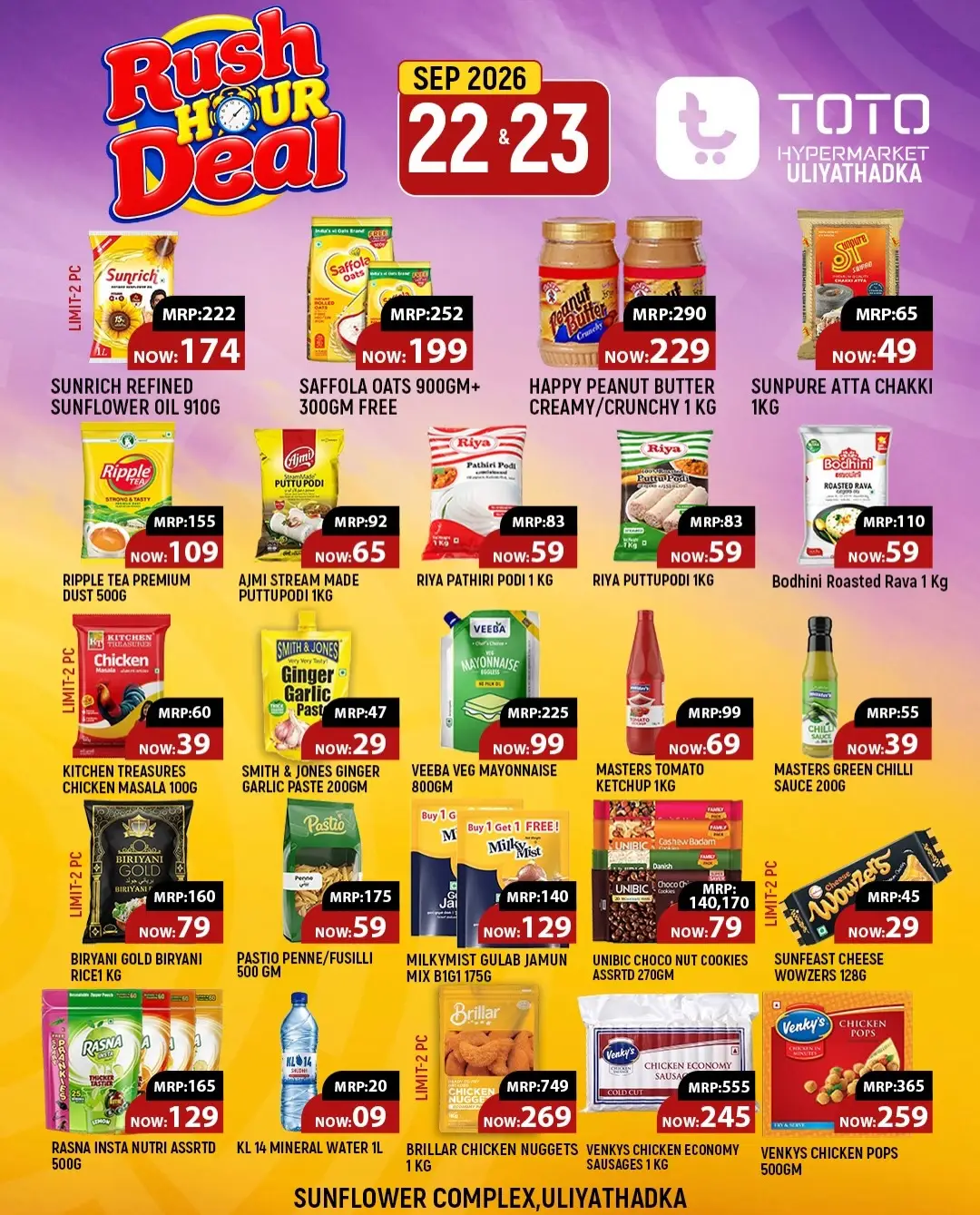 Toto Hypermarket Uliyathadka Rush Hour Deal page 3