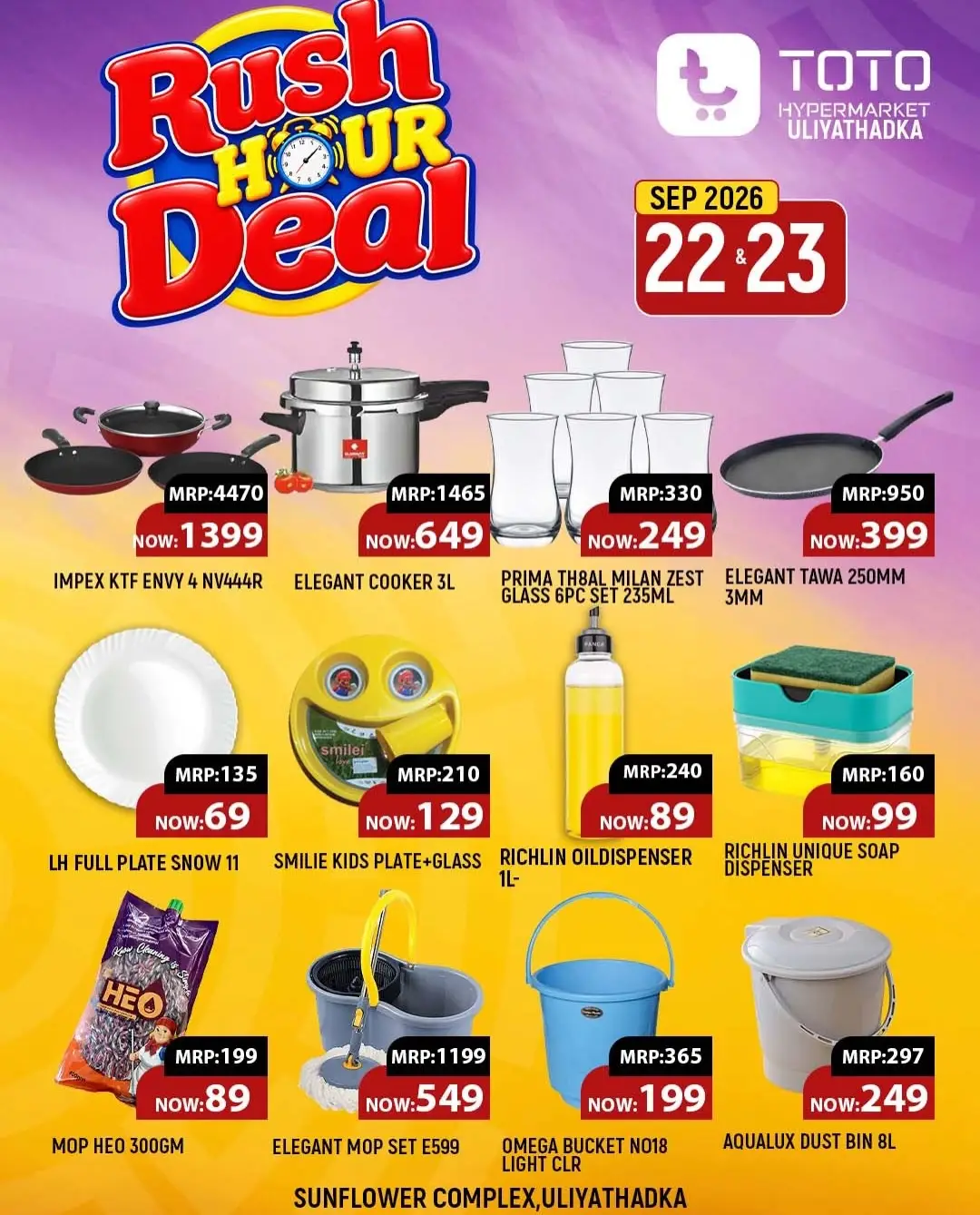 Toto Hypermarket Uliyathadka Rush Hour Deal page 4