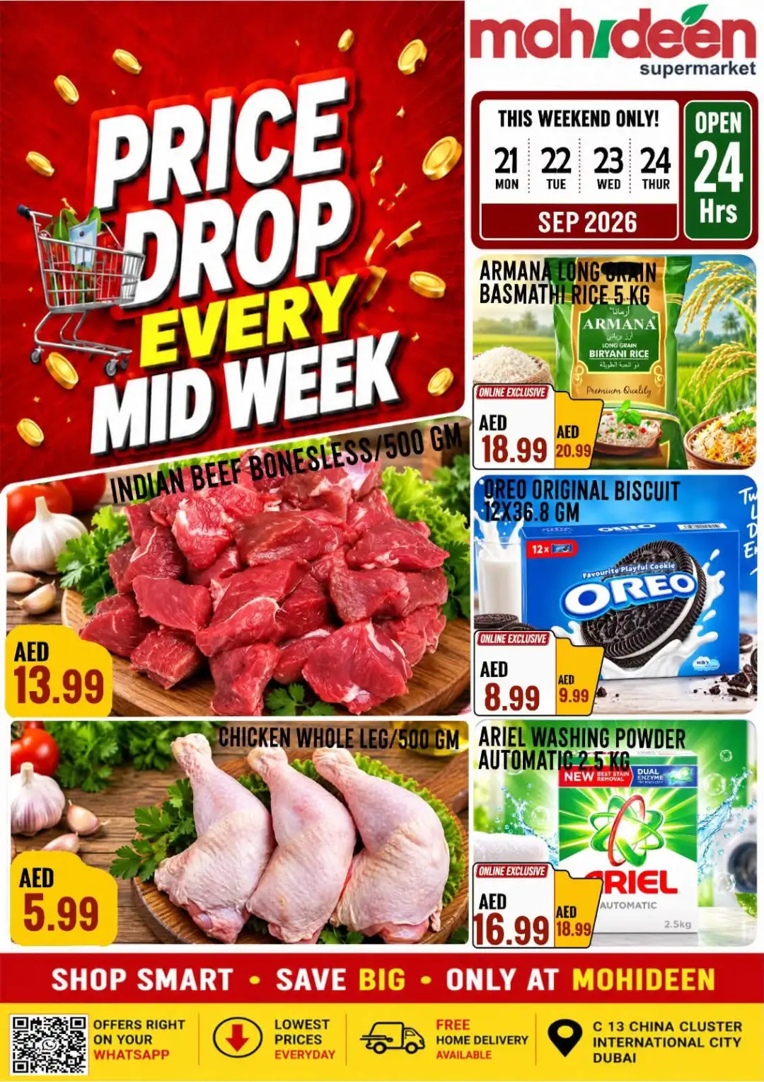 Mohideen Supermarket International City Price Drop Deals page 1