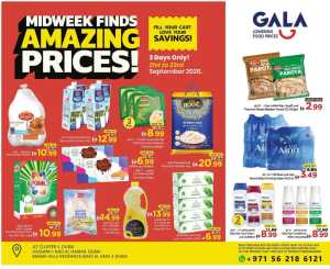 Gala Midweek Finds Amazing Prices Deals flyer cover