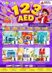 Delta Centre 1 2 3 AED Offers | Latest Deals flyer cover